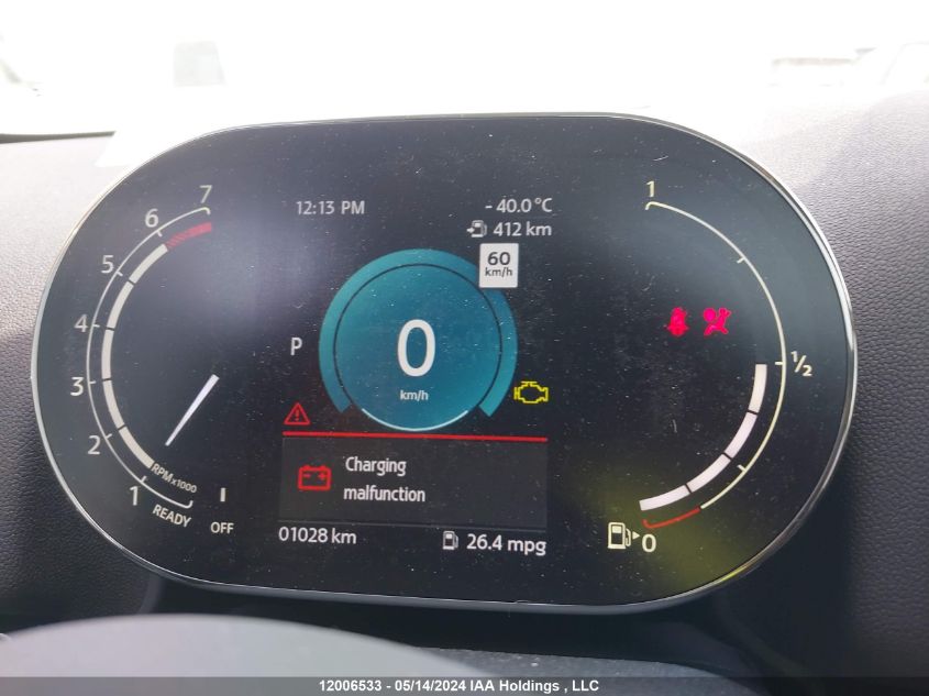 2024 Mini Country Man VIN: WMZ83BR09R3S17972 Lot: 12006533