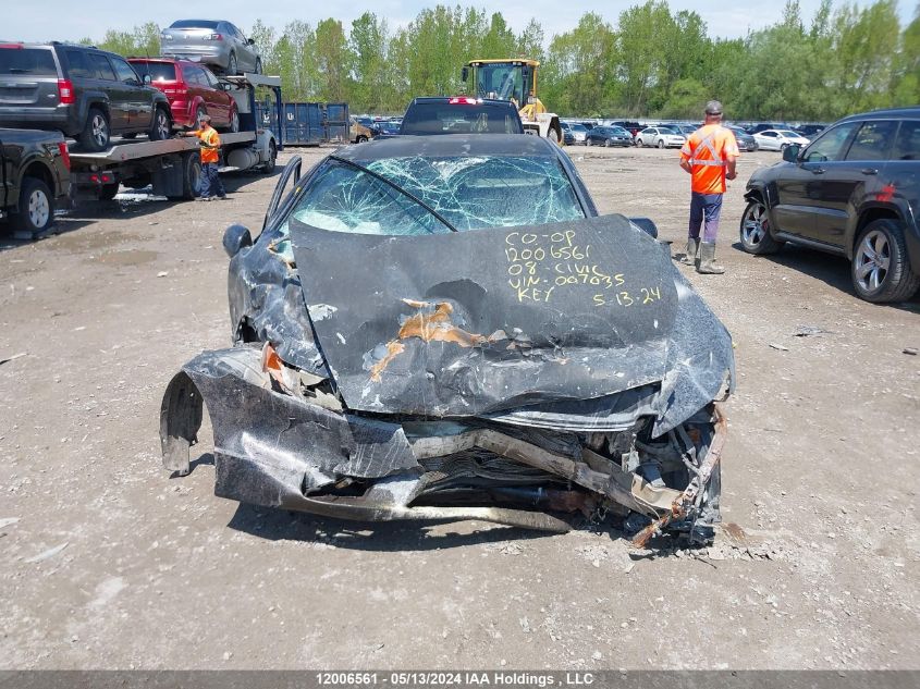 2008 Honda Civic Sdn VIN: 2HGFA15558H007035 Lot: 12006561