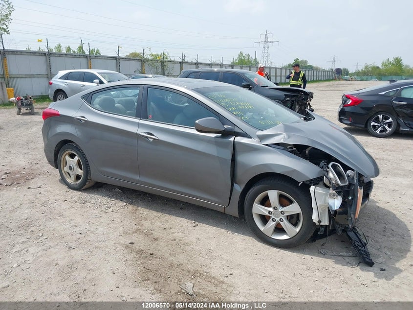 2013 Hyundai Elantra Gls VIN: 5NPDH4AE3DH392184 Lot: 12006570