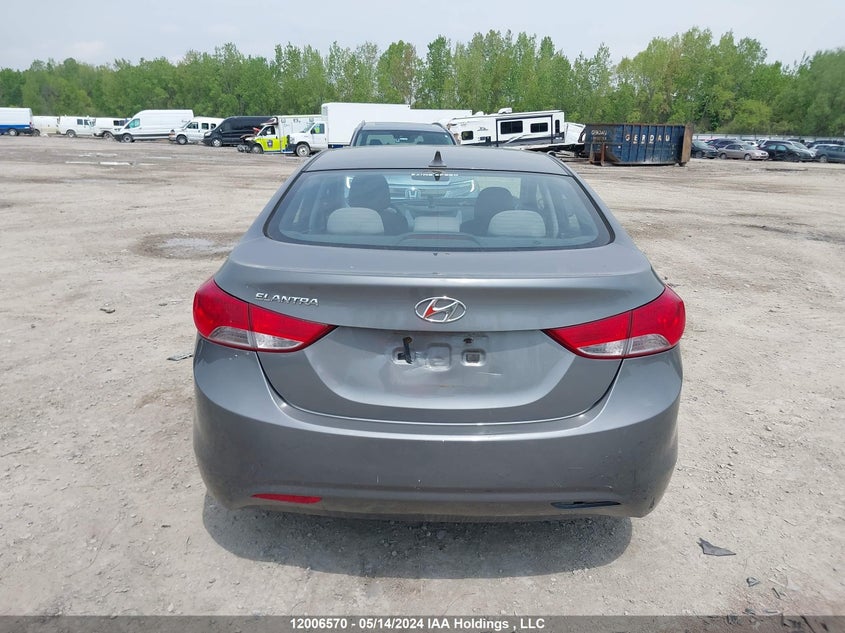 2013 Hyundai Elantra Gls VIN: 5NPDH4AE3DH392184 Lot: 12006570
