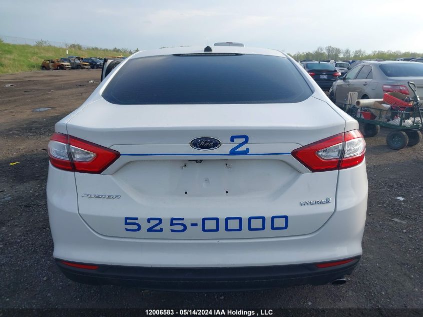 2015 Ford Fusion S Hybrid VIN: 3FA6POUU4FR174641 Lot: 12006583