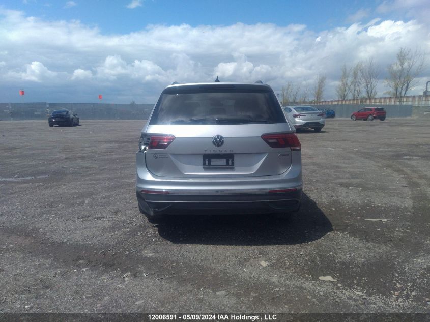 2023 Volkswagen Tiguan VIN: 3VVMB7AX4PM086017 Lot: 12006591