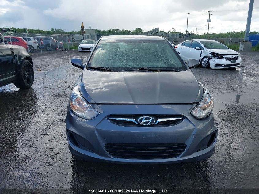 2014 Hyundai Accent VIN: KMHCT4AE2EU772517 Lot: 12006601