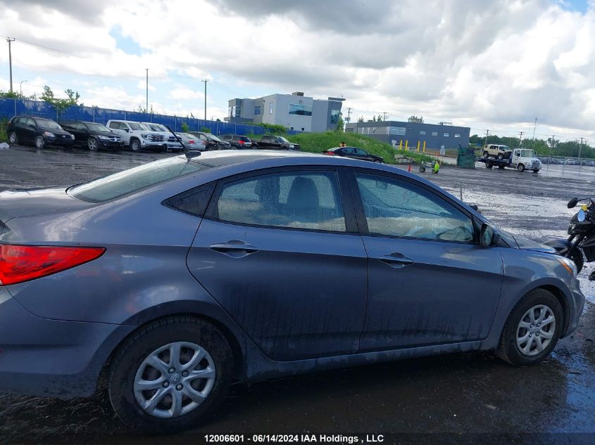 2014 Hyundai Accent VIN: KMHCT4AE2EU772517 Lot: 12006601