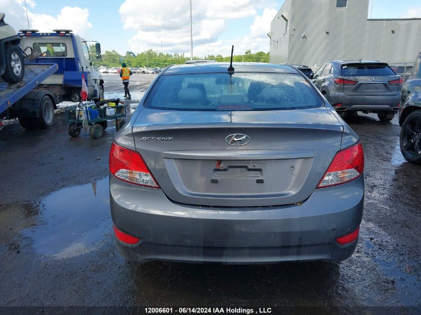 2014 Hyundai Accent VIN: KMHCT4AE2EU772517 Lot: 12006601