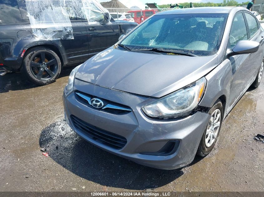 2014 Hyundai Accent VIN: KMHCT4AE2EU772517 Lot: 12006601