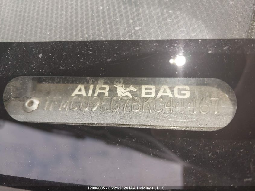 2011 Ford Escape Limited VIN: 1FMCU9EG7BKC44467 Lot: 12006605