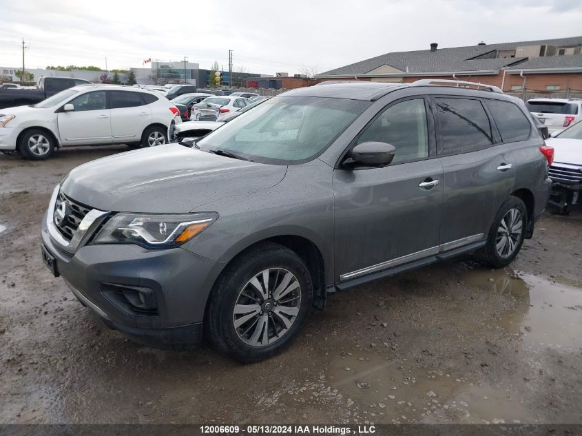 2018 Nissan Pathfinder Platinum VIN: 5N1DR2MM3JC608980 Lot: 12006609