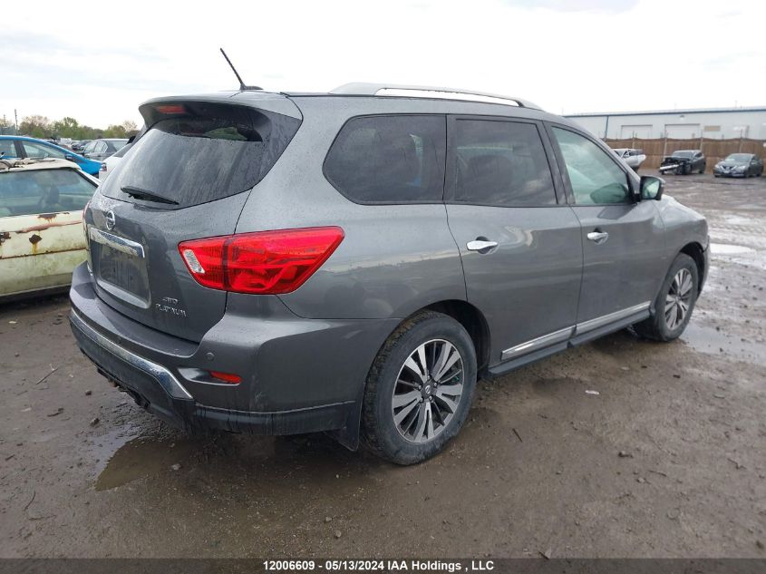 2018 Nissan Pathfinder Platinum VIN: 5N1DR2MM3JC608980 Lot: 12006609