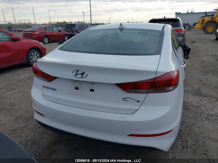 2017 Hyundai Elantra Gl VIN: KMHD84LF9HU372454 Lot: 12006616