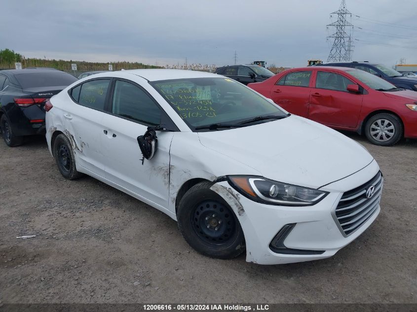 2017 Hyundai Elantra Gl VIN: KMHD84LF9HU372454 Lot: 12006616