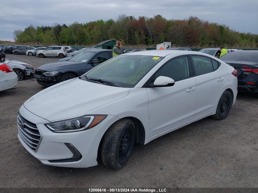 2017 Hyundai Elantra Gl VIN: KMHD84LF9HU372454 Lot: 12006616