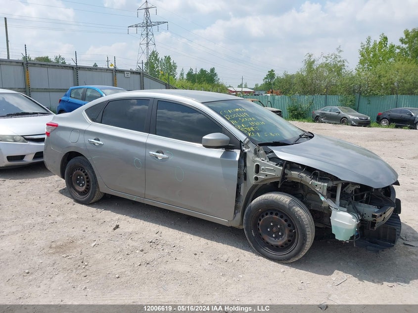 2014 Nissan Sentra S/Sv/Sr/Sl VIN: 3N1AB7AP7EL696470 Lot: 12006619