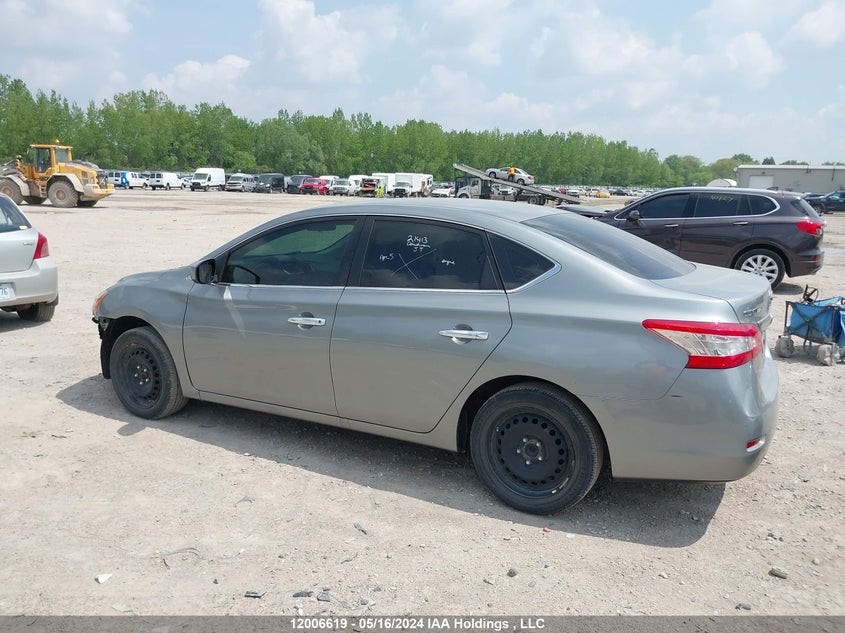 2014 Nissan Sentra S/Sv/Sr/Sl VIN: 3N1AB7AP7EL696470 Lot: 12006619