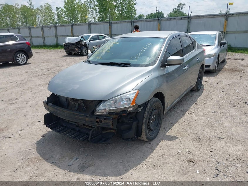 2014 Nissan Sentra S/Sv/Sr/Sl VIN: 3N1AB7AP7EL696470 Lot: 12006619
