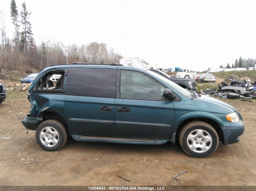 2002 Dodge Caravan VIN: 1B4GP25R02B704586 Lot: 12006643