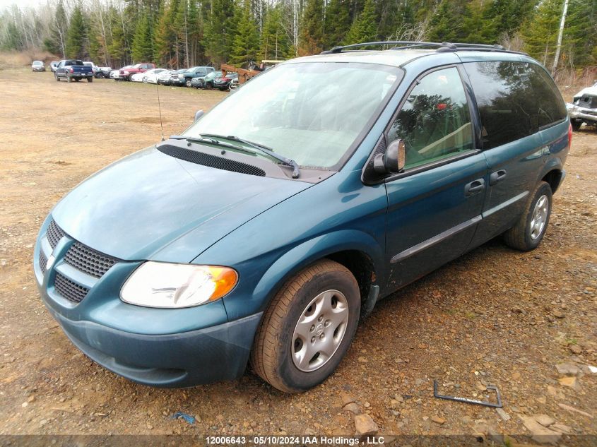 2002 Dodge Caravan VIN: 1B4GP25R02B704586 Lot: 12006643