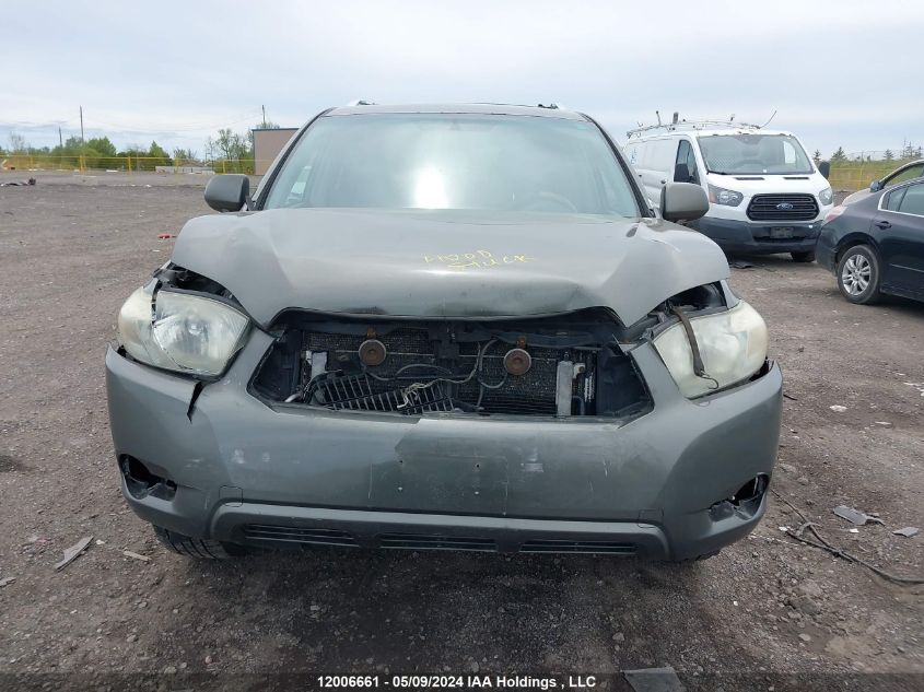 2009 Toyota Highlander Hybrid Hybrid VIN: JTEEW41A592031681 Lot: 12006661