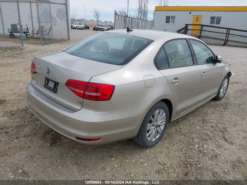 2015 Volkswagen Jetta Sedan VIN: 3VWDA7AJ6FM228182 Lot: 12006663