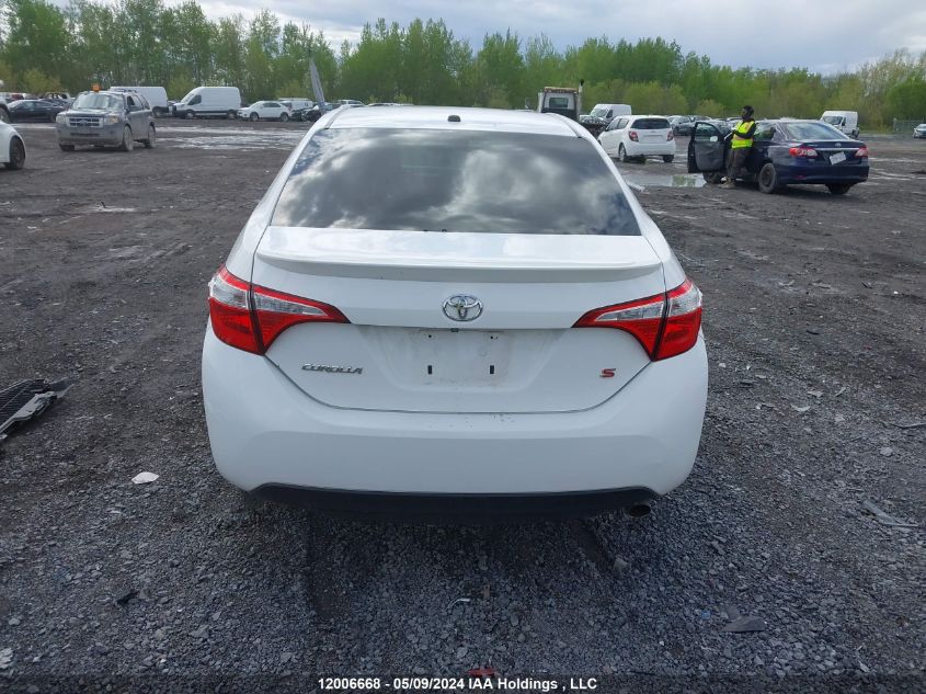 2015 Toyota Corolla L/Le/Le Pls/Prm/S/S Pls VIN: 2T1BURHE4FC315657 Lot: 12006668