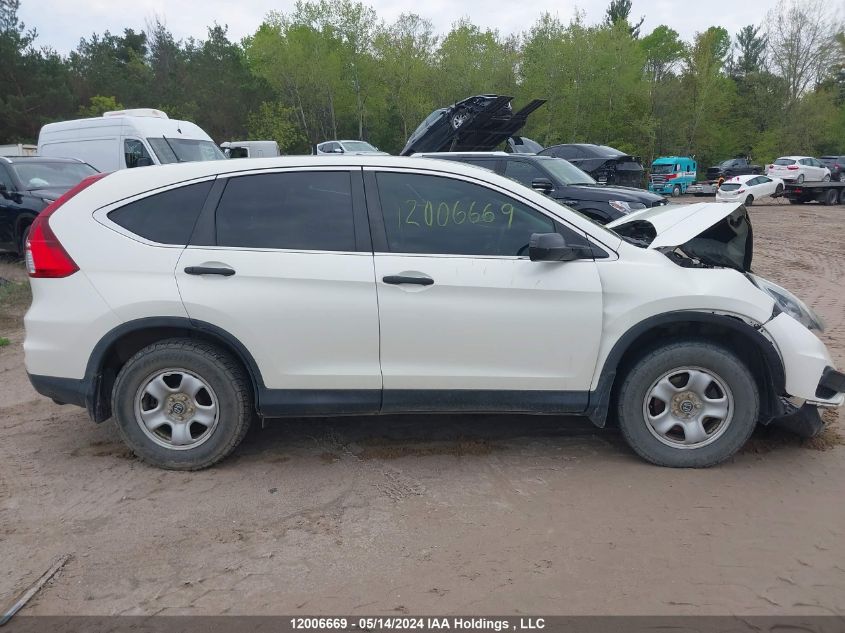 2015 Honda Cr-V Lx VIN: 2HKRM3H37FH001184 Lot: 12006669