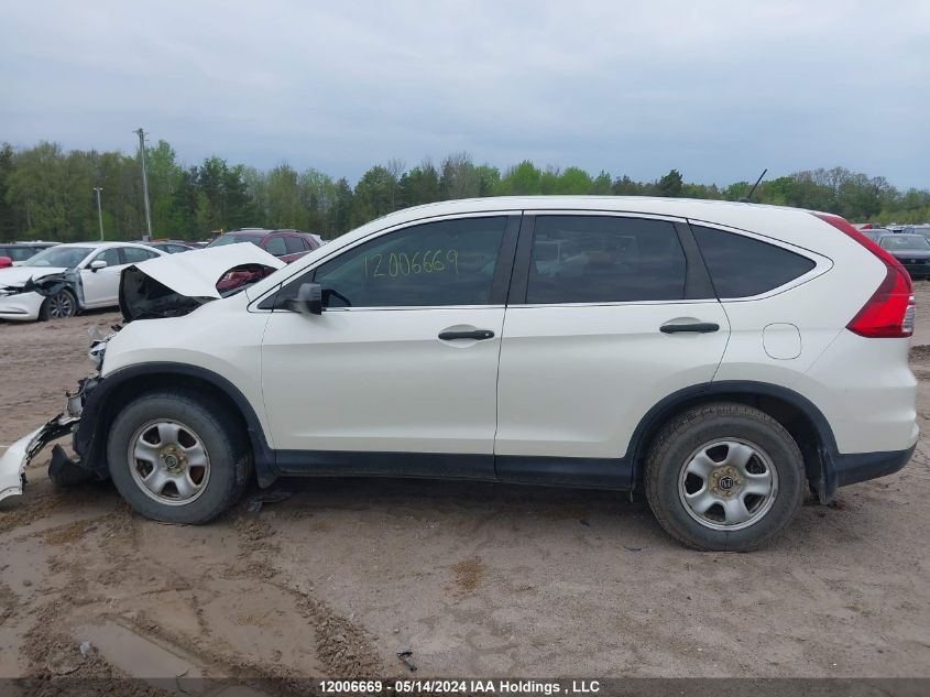 2015 Honda Cr-V Lx VIN: 2HKRM3H37FH001184 Lot: 12006669