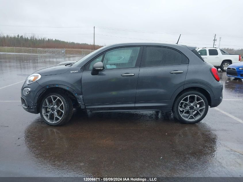 2021 Fiat 500X Sport VIN: ZFBNF3C10MP947534 Lot: 12006671