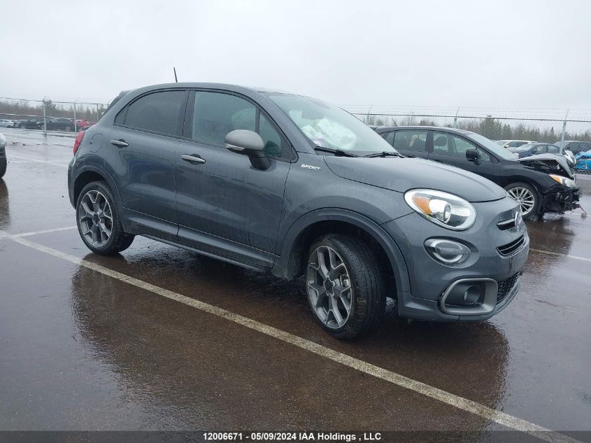 2021 Fiat 500X Sport VIN: ZFBNF3C10MP947534 Lot: 12006671