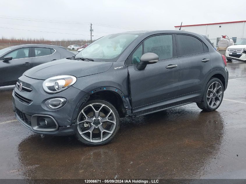 2021 Fiat 500X Sport VIN: ZFBNF3C10MP947534 Lot: 12006671