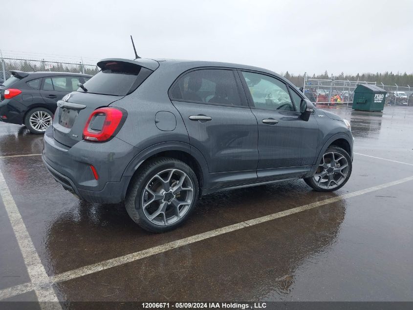 2021 Fiat 500X Sport VIN: ZFBNF3C10MP947534 Lot: 12006671