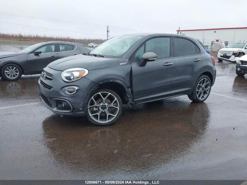 2021 Fiat 500X Sport VIN: ZFBNF3C10MP947534 Lot: 12006671