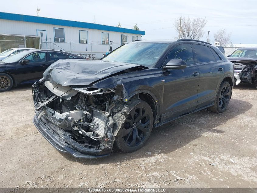 2020 Audi Q8 VIN: WA1DVAF10LD015419 Lot: 12006676