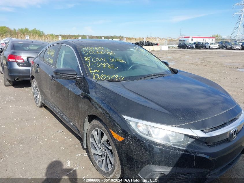 2018 Honda Civic Sedan VIN: 2HGFC2F84JH027064 Lot: 12006686