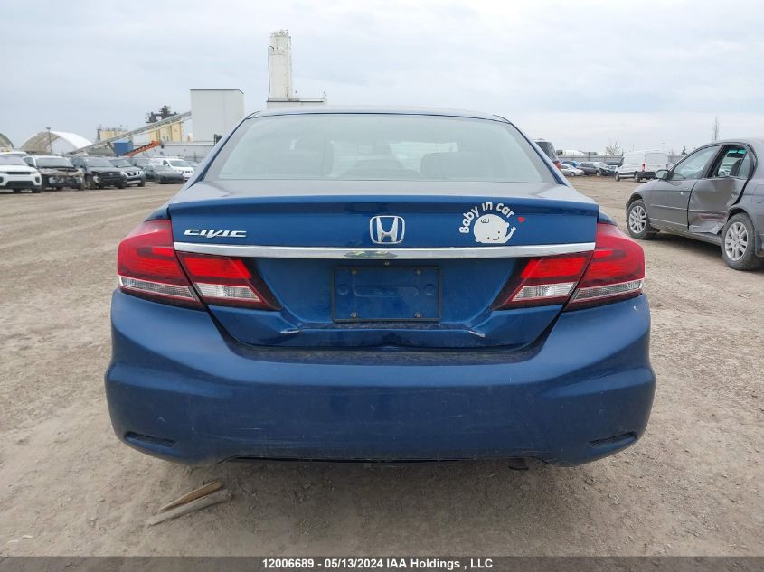 2013 Honda Civic Sdn VIN: 2HGFB2F55DH004681 Lot: 12006689