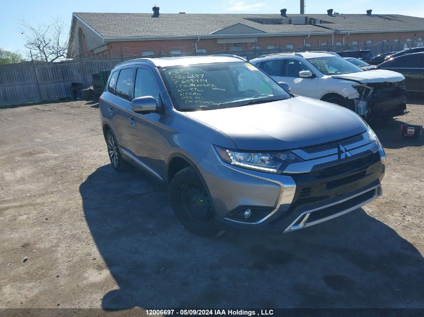 2019 Mitsubishi Outlander Es VIN: JA4AZ2A36KZ603414 Lot: 12006697