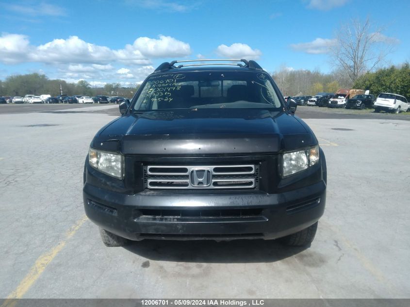 2007 Honda Ridgeline VIN: 2HJYK16497H001498 Lot: 12006701