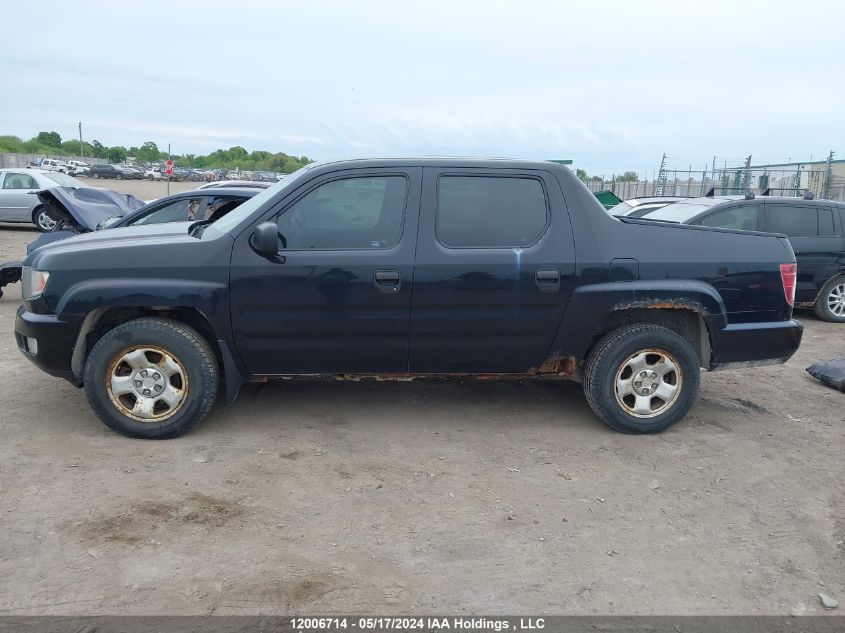 2009 Honda Ridgeline VIN: 2HJYK16409H001666 Lot: 12006714