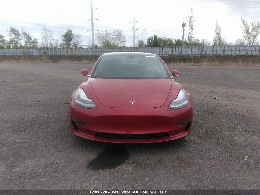 2019 Tesla Model 3 VIN: 5YJ3E1EB6KF437634 Lot: 12006720