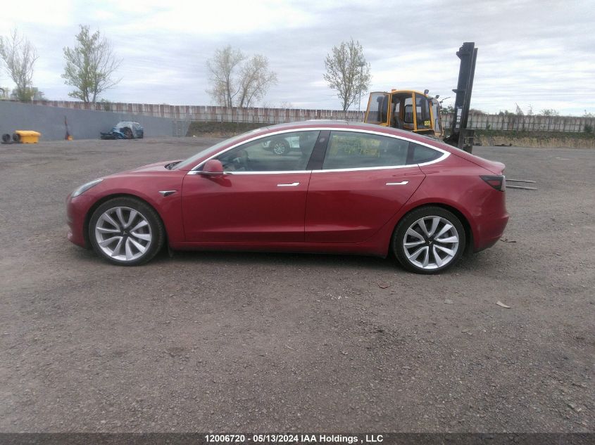 2019 Tesla Model 3 VIN: 5YJ3E1EB6KF437634 Lot: 12006720