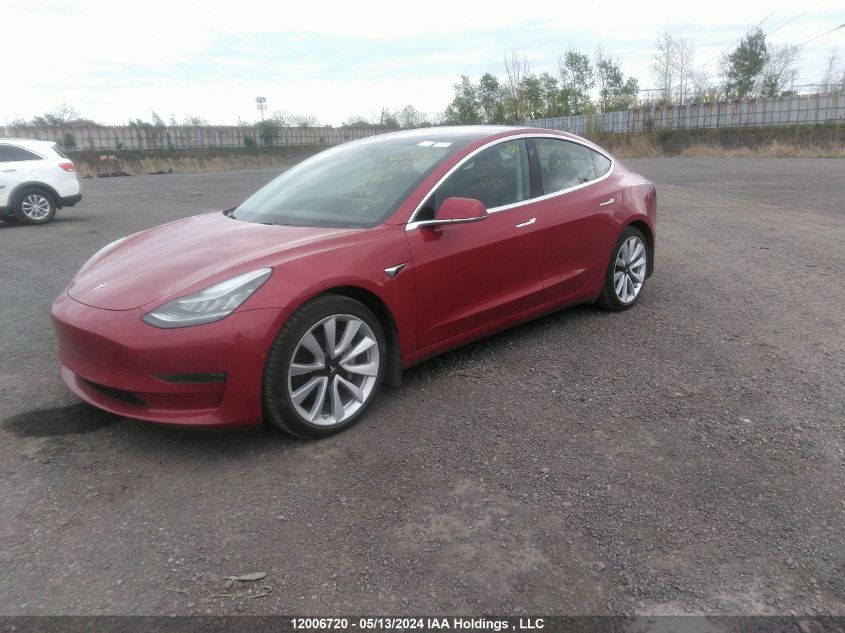 2019 Tesla Model 3 VIN: 5YJ3E1EB6KF437634 Lot: 12006720