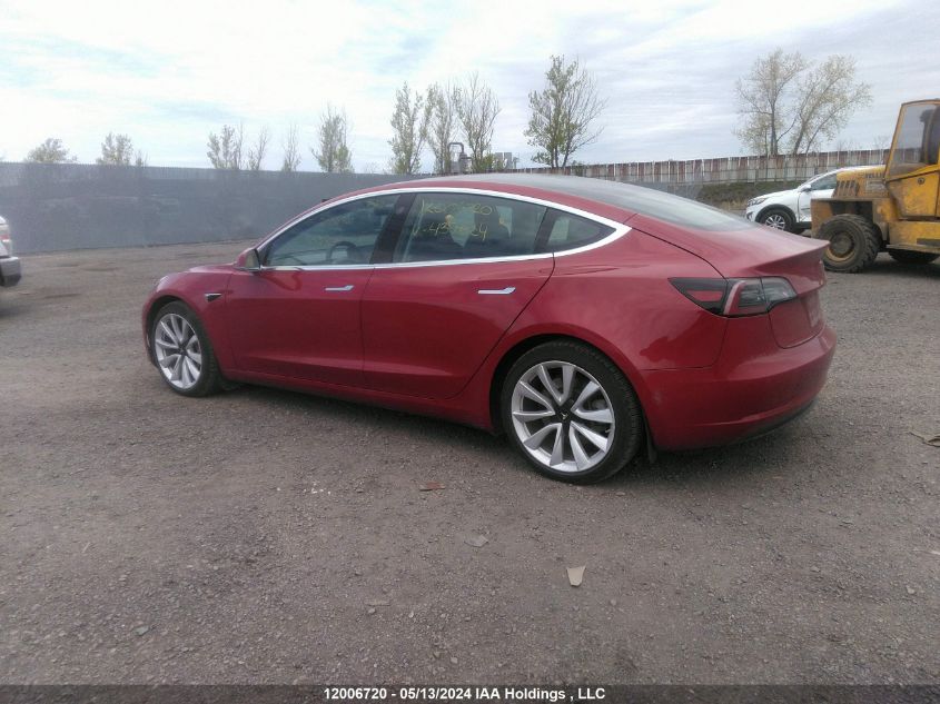 2019 Tesla Model 3 VIN: 5YJ3E1EB6KF437634 Lot: 12006720