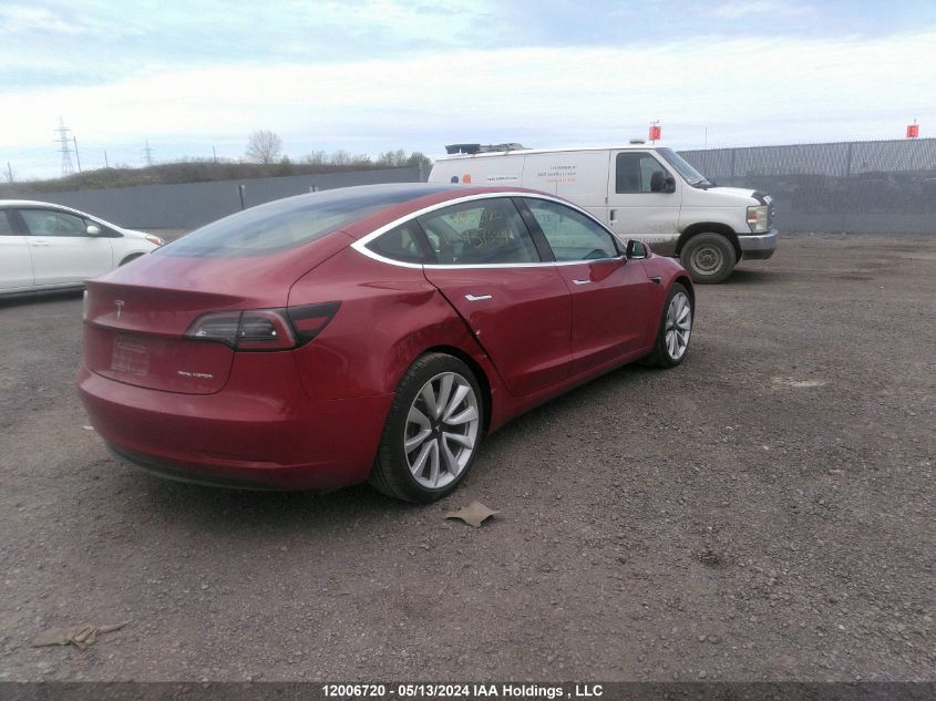 2019 Tesla Model 3 VIN: 5YJ3E1EB6KF437634 Lot: 12006720