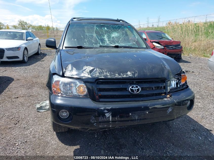 2006 Toyota Highlander Limited VIN: JTEHP21A960139162 Lot: 12006723