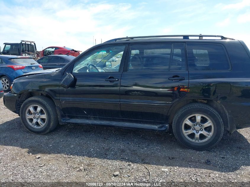 2006 Toyota Highlander Limited VIN: JTEHP21A960139162 Lot: 12006723