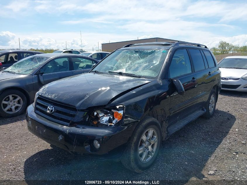 2006 Toyota Highlander Limited VIN: JTEHP21A960139162 Lot: 12006723