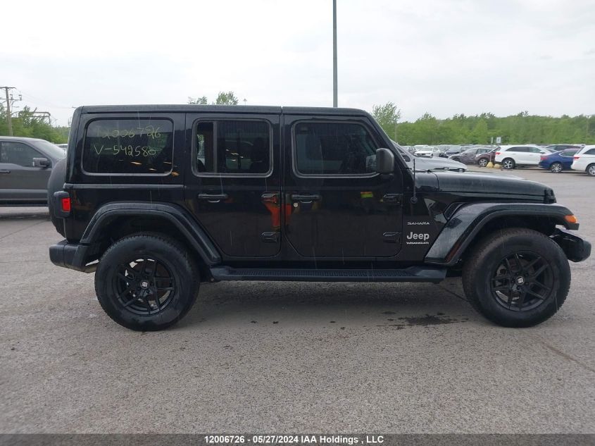 2023 Jeep Wrangler Sahara VIN: 1C4HJXEG4PW542580 Lot: 12006726