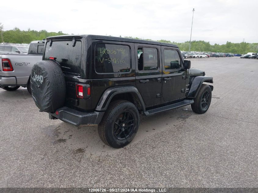 2023 Jeep Wrangler Sahara VIN: 1C4HJXEG4PW542580 Lot: 12006726