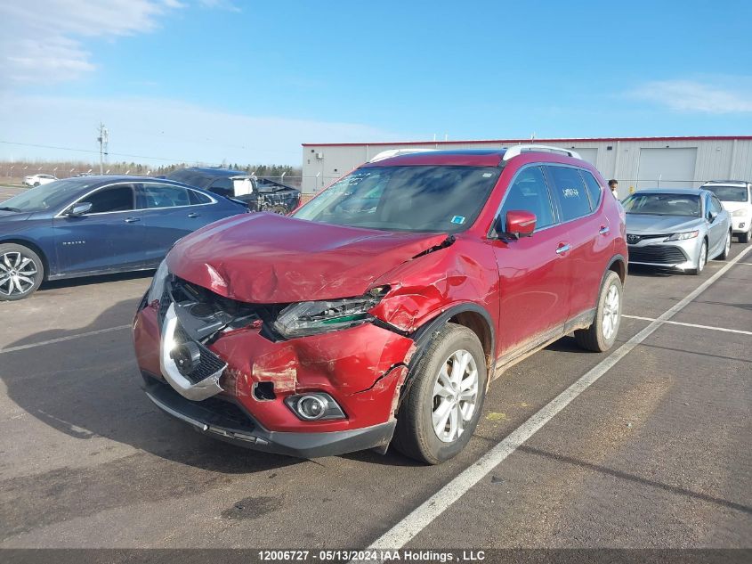 2016 Nissan Rogue S/Sl/Sv VIN: 5N1AT2MV7GC731347 Lot: 12006727