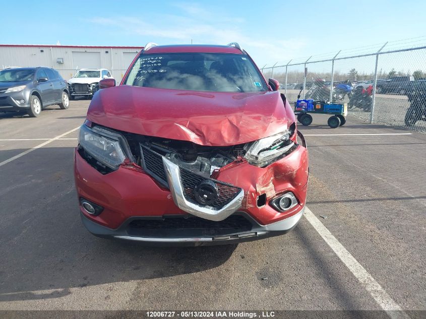 2016 Nissan Rogue S/Sl/Sv VIN: 5N1AT2MV7GC731347 Lot: 12006727