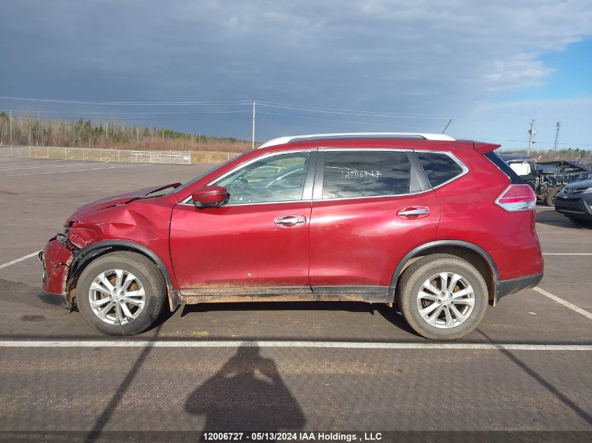 2016 Nissan Rogue S/Sl/Sv VIN: 5N1AT2MV7GC731347 Lot: 12006727